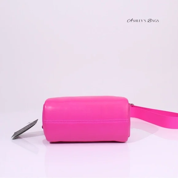 Kate Spade Puffed Satchel Crossbody In Pink Vivid Snapdragon - Picture 7 of 8